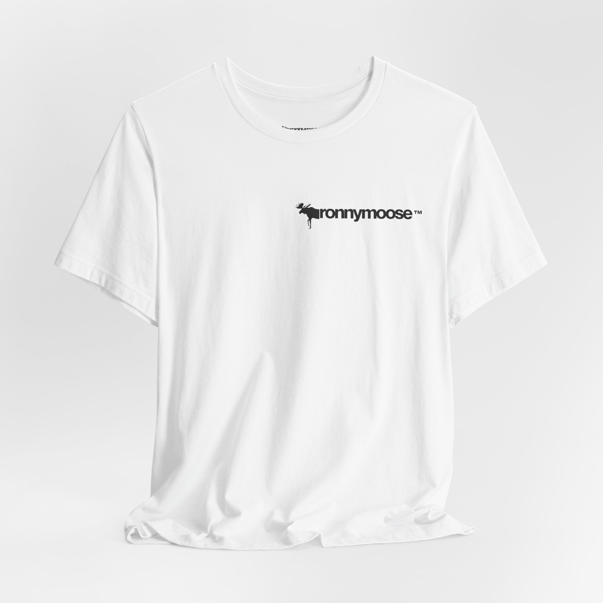 ronnymoose - leopard print moose sign tee