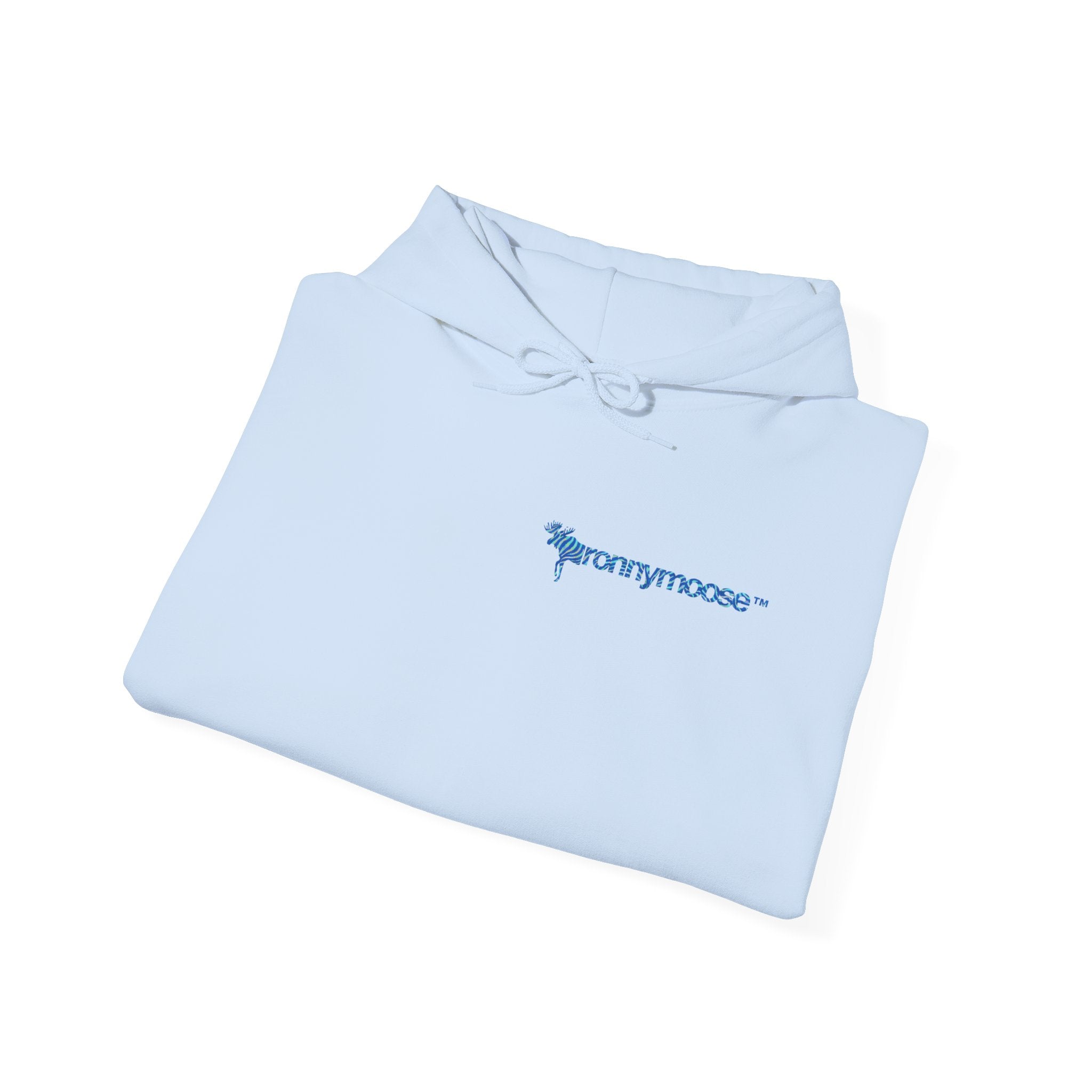 ronnymoose - blue zebra hoodie