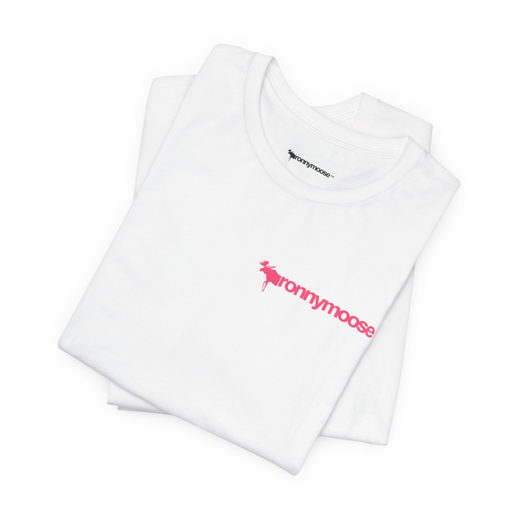 ronnymoose - pink logo tee