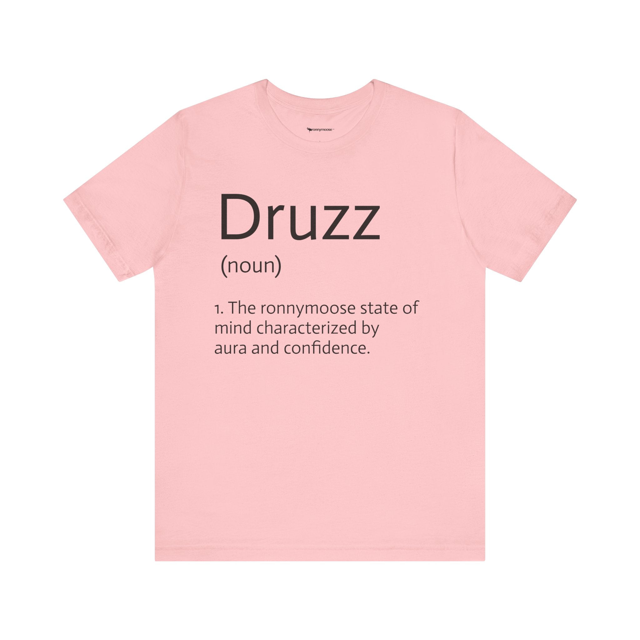 Druzz Definition T-Shirt — RonnyMoose Logo Graphic Tee