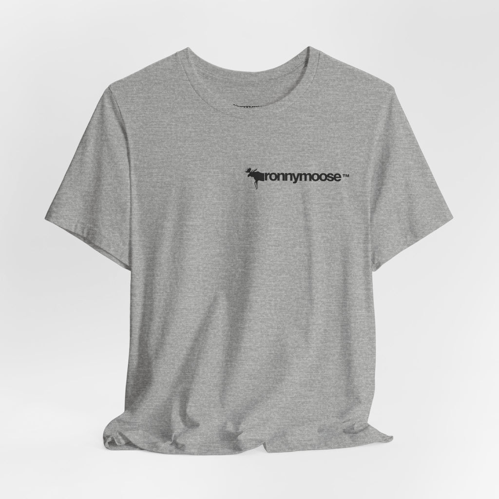 ronnymoose - leopard print moose sign tee