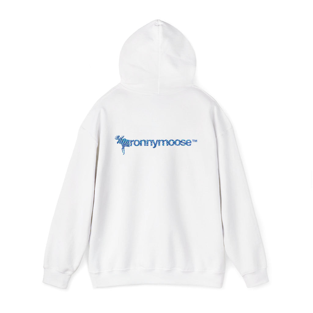 ronnymoose - blue zebra hoodie
