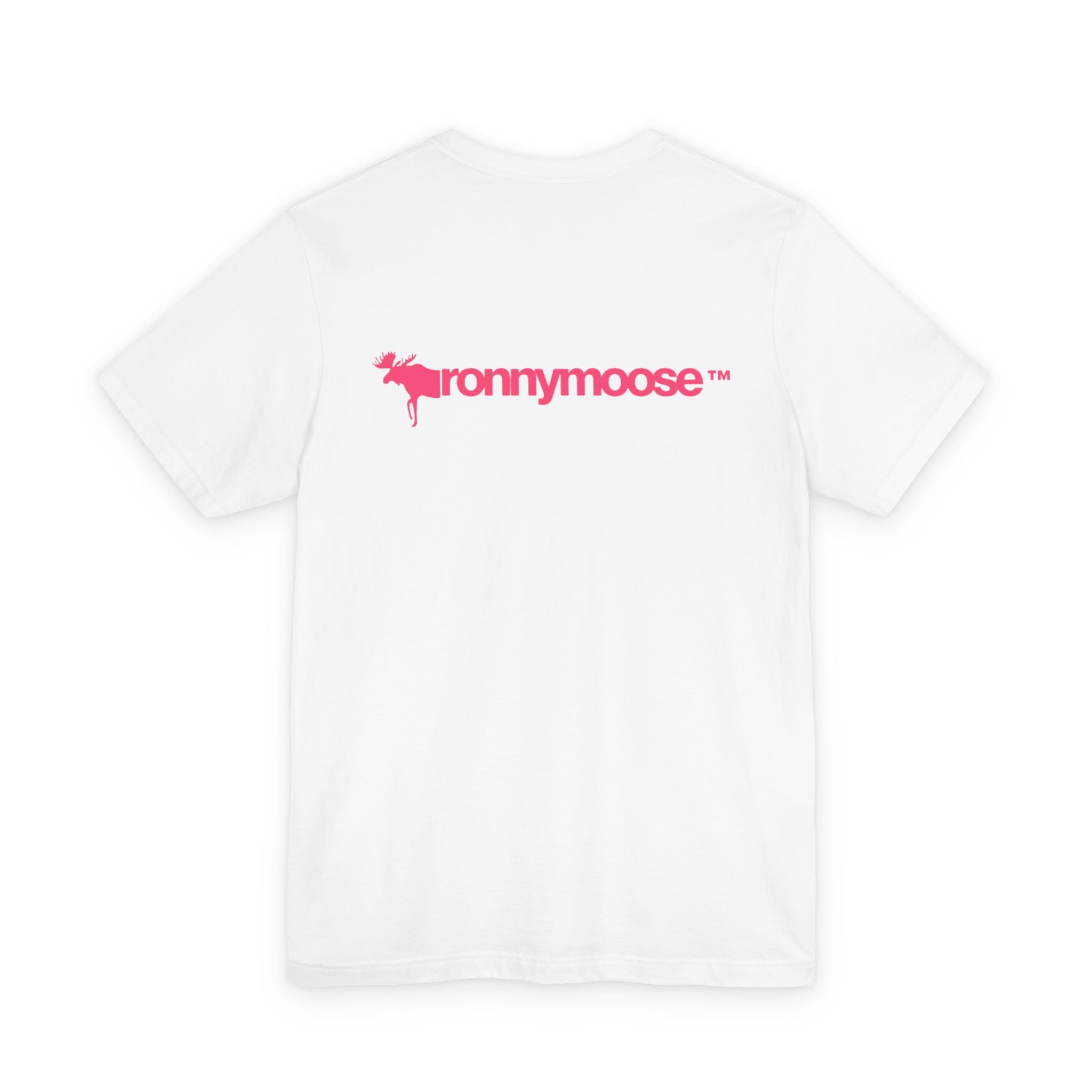 ronnymoose - pink logo tee