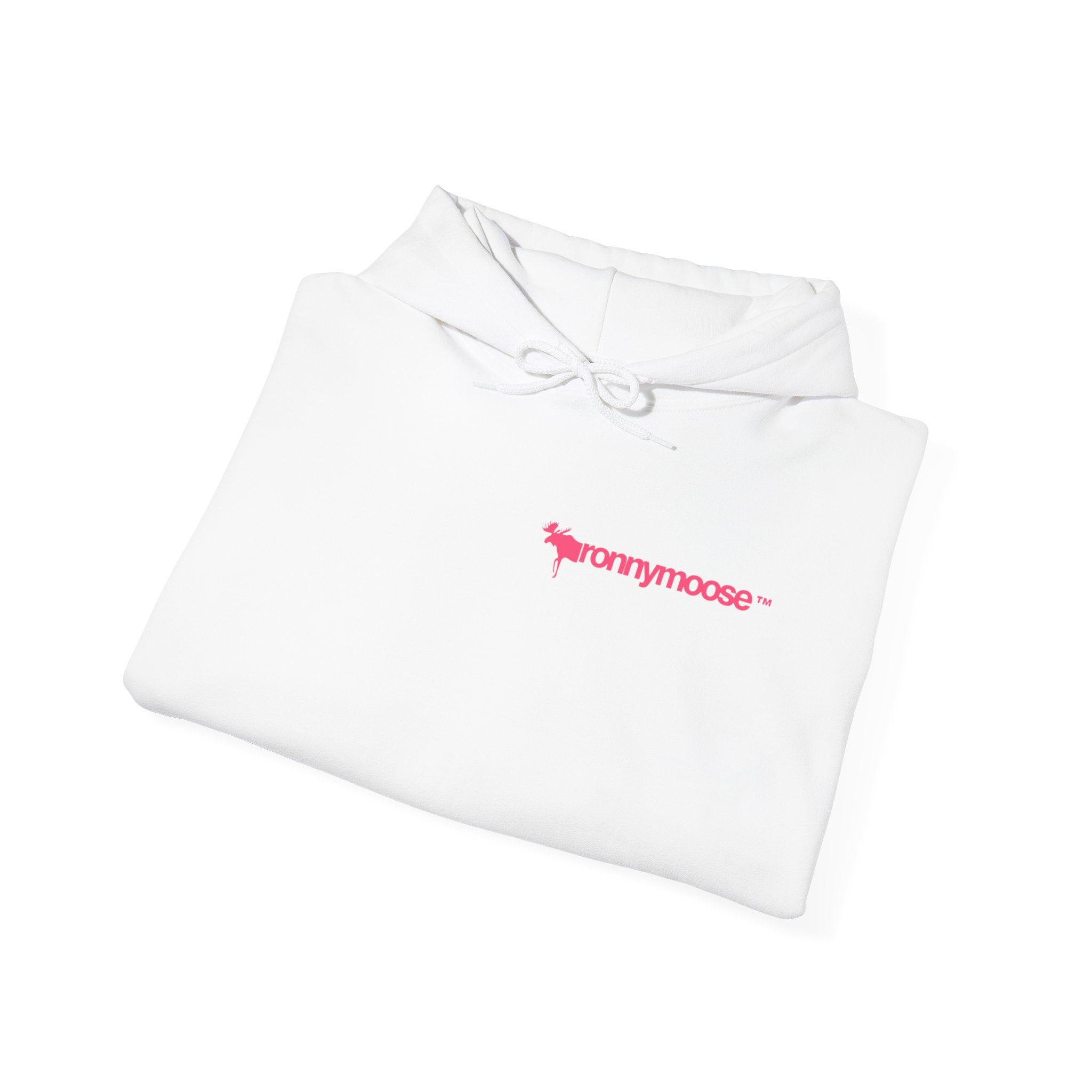 ronnymoose - pink logo hoodie