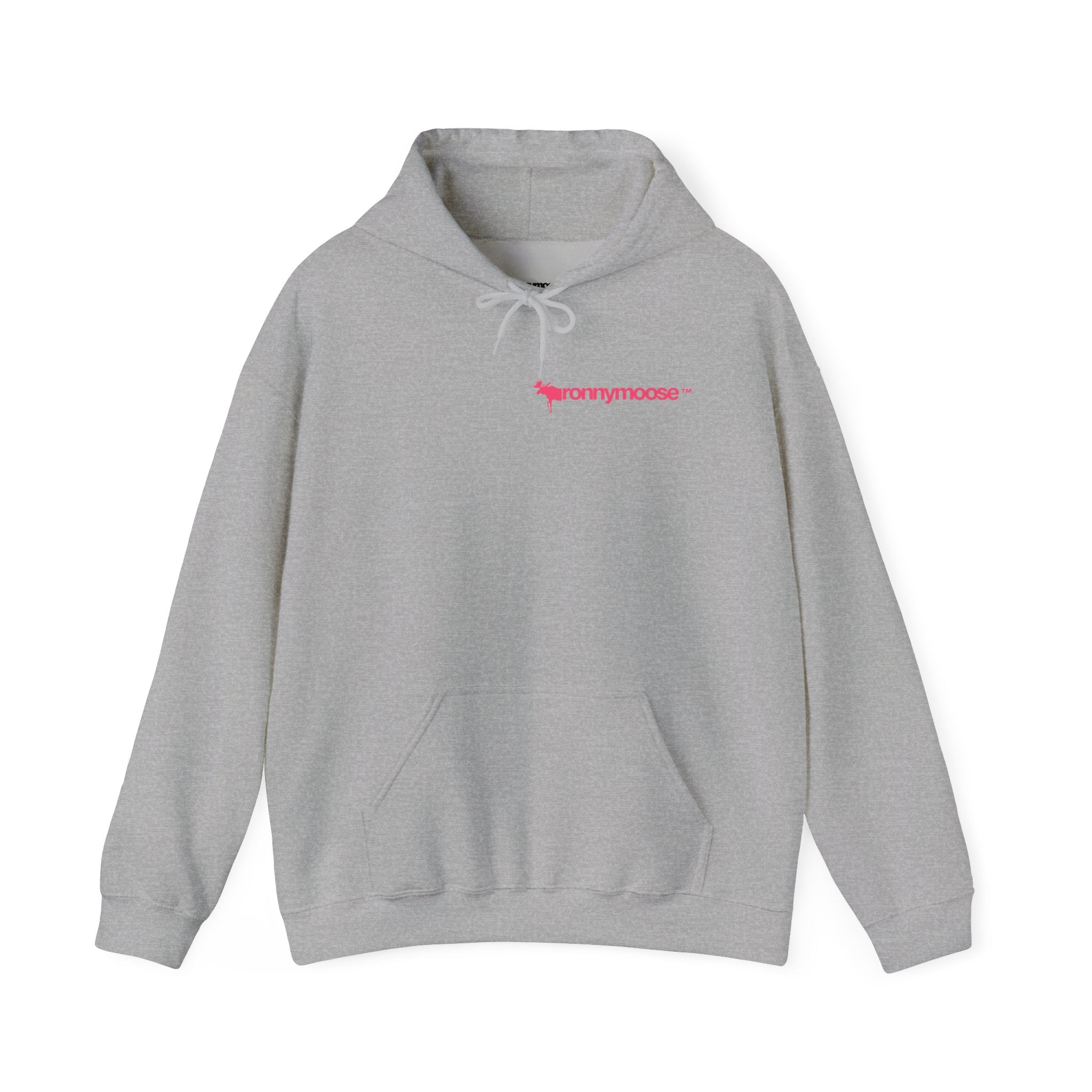ronnymoose - pink logo hoodie