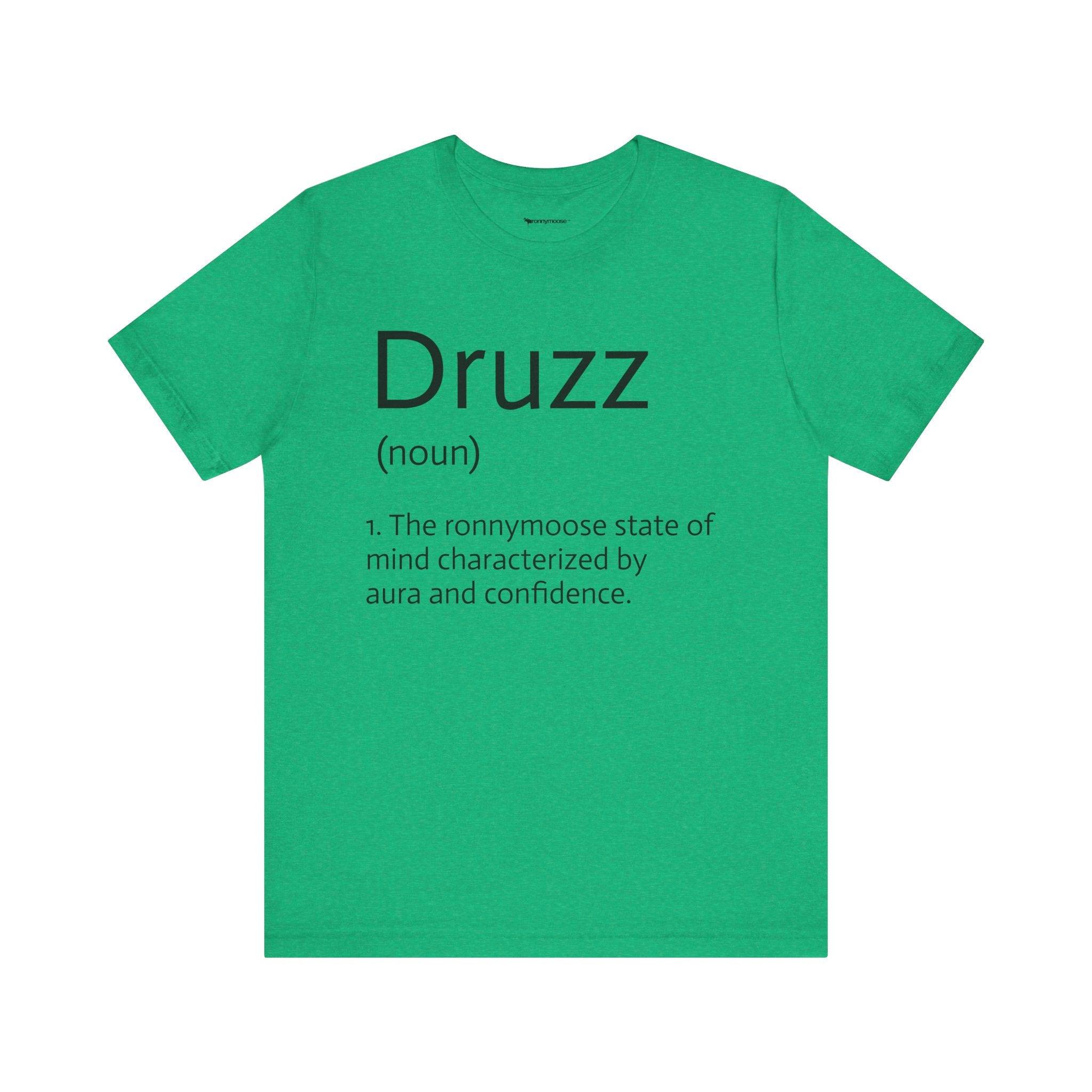 Druzz Definition T-Shirt — RonnyMoose Logo Graphic Tee