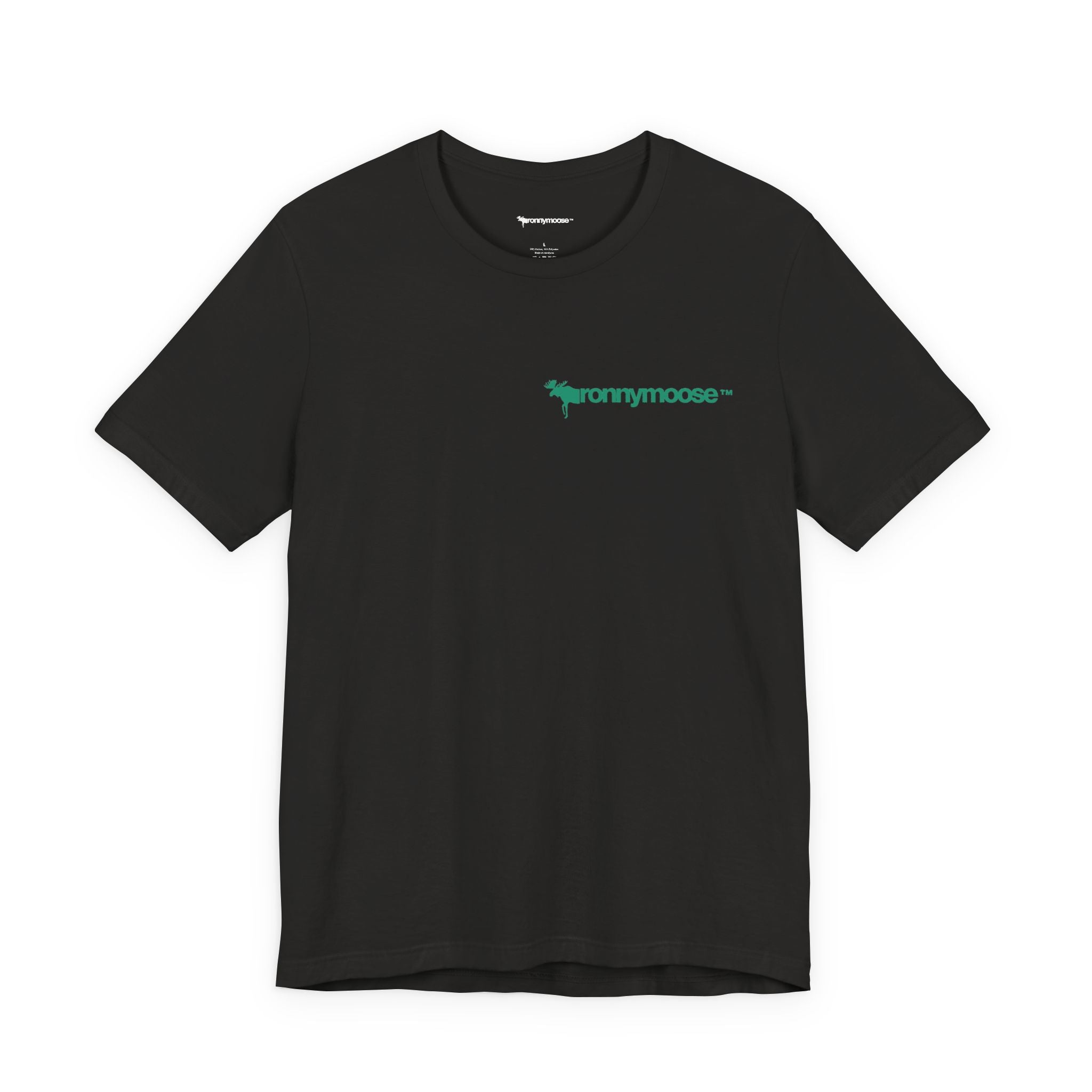 ronnymoose green logo tee