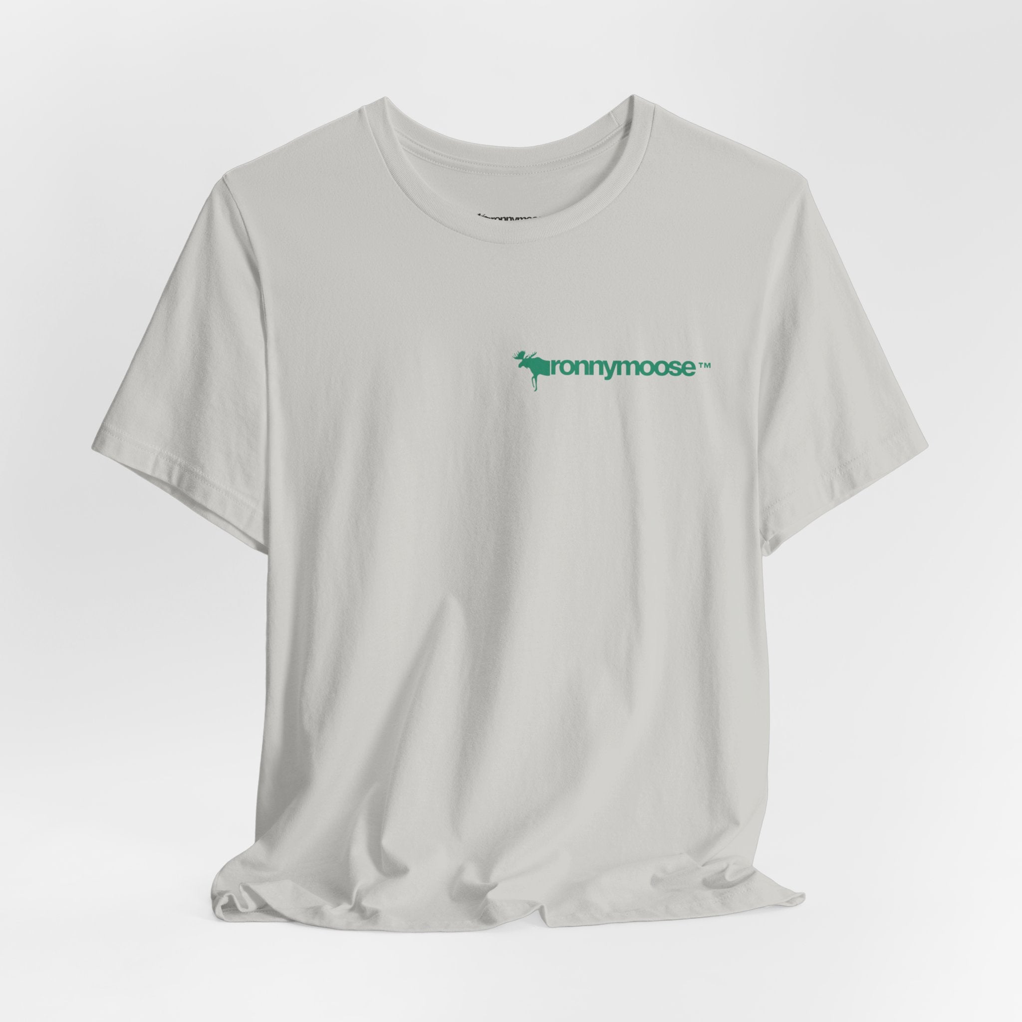 ronnymoose green logo tee