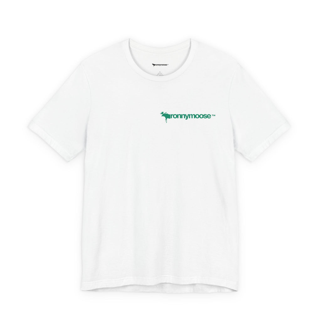 ronnymoose green logo tee