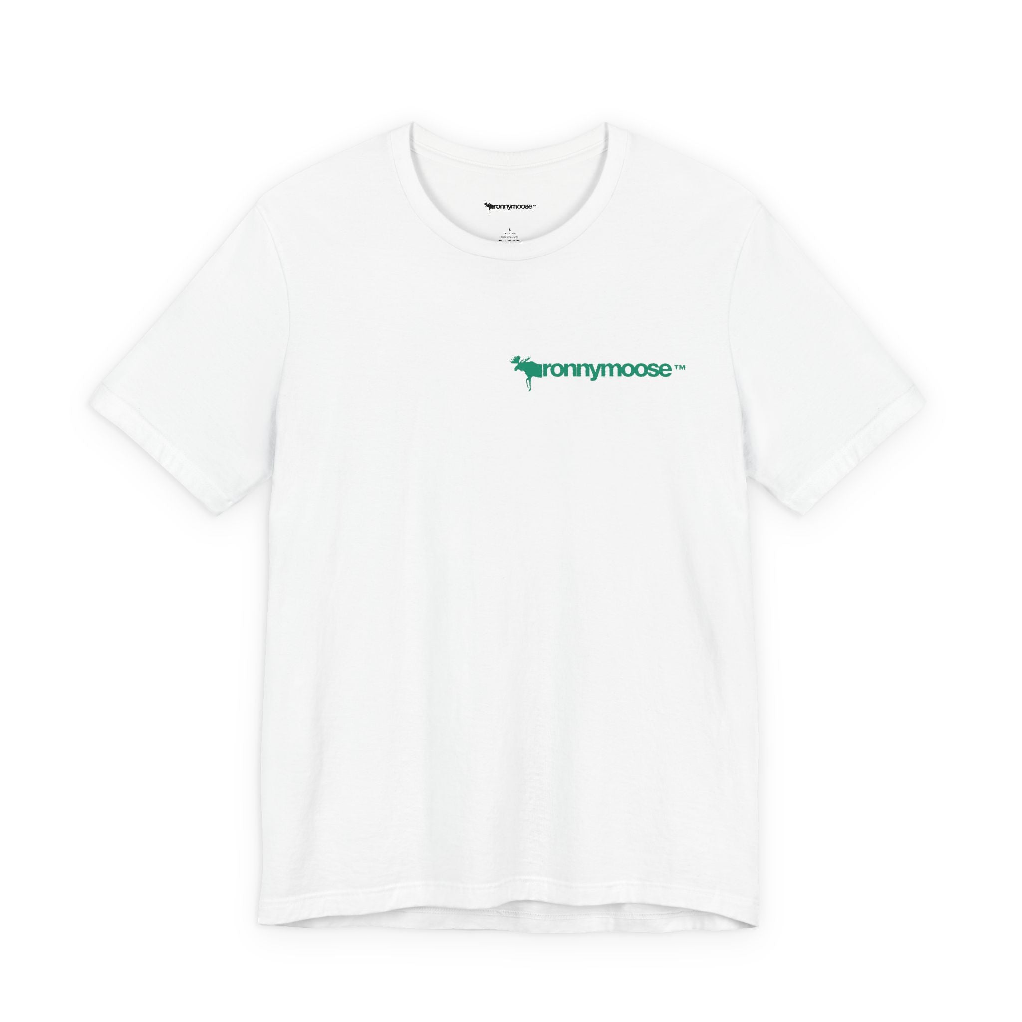 ronnymoose green logo tee