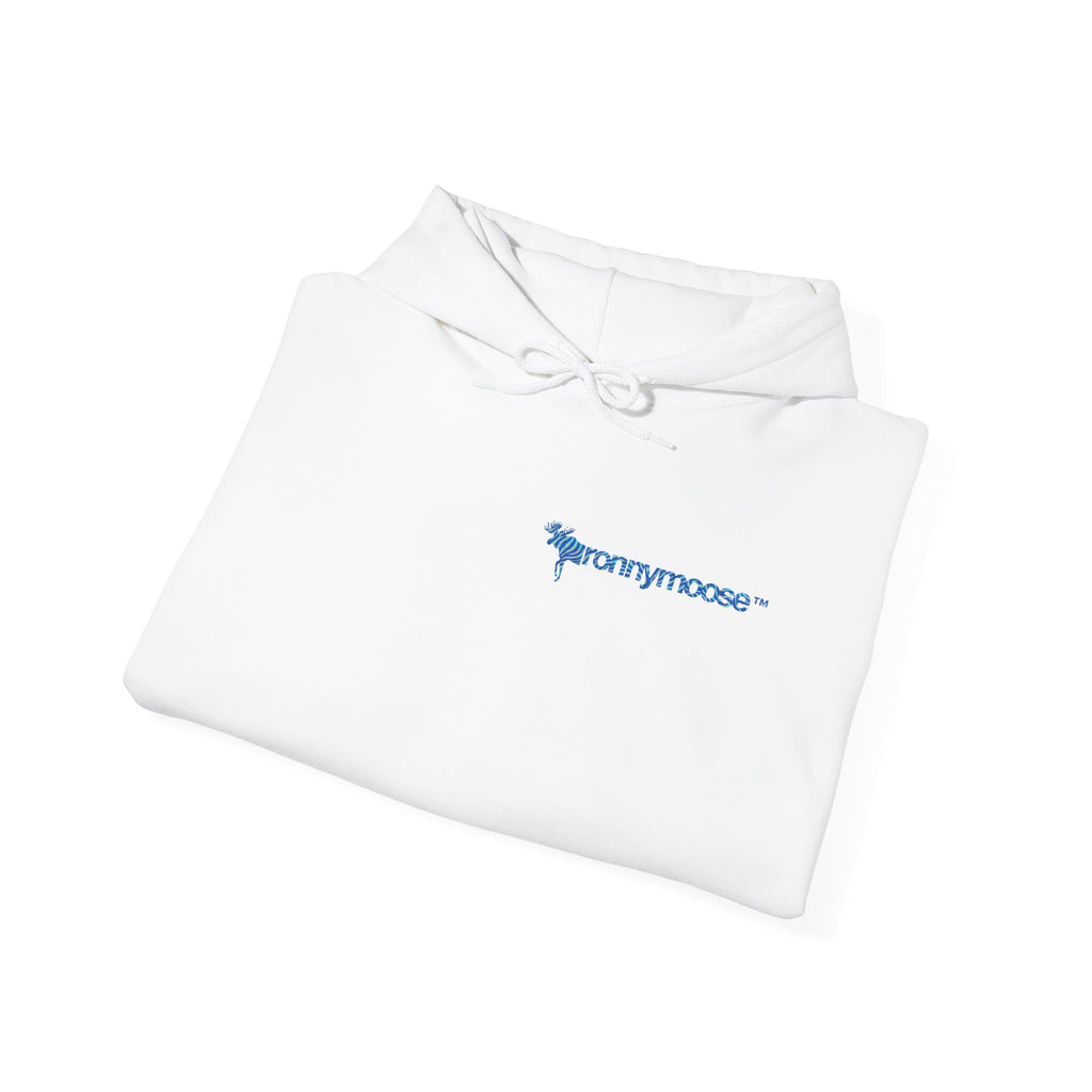 ronnymoose - blue zebra hoodie