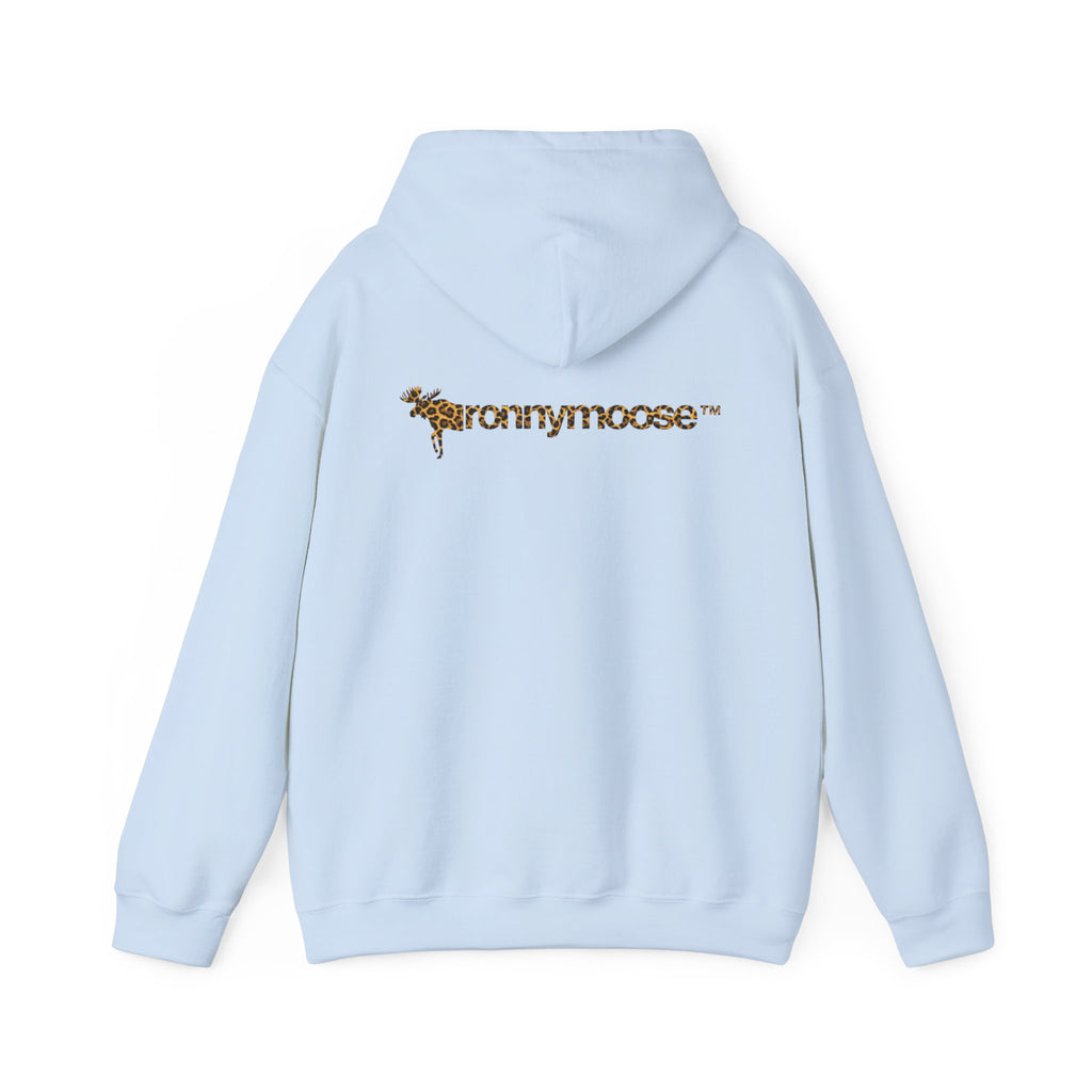 ronnymoose - cheetah logo hoodie