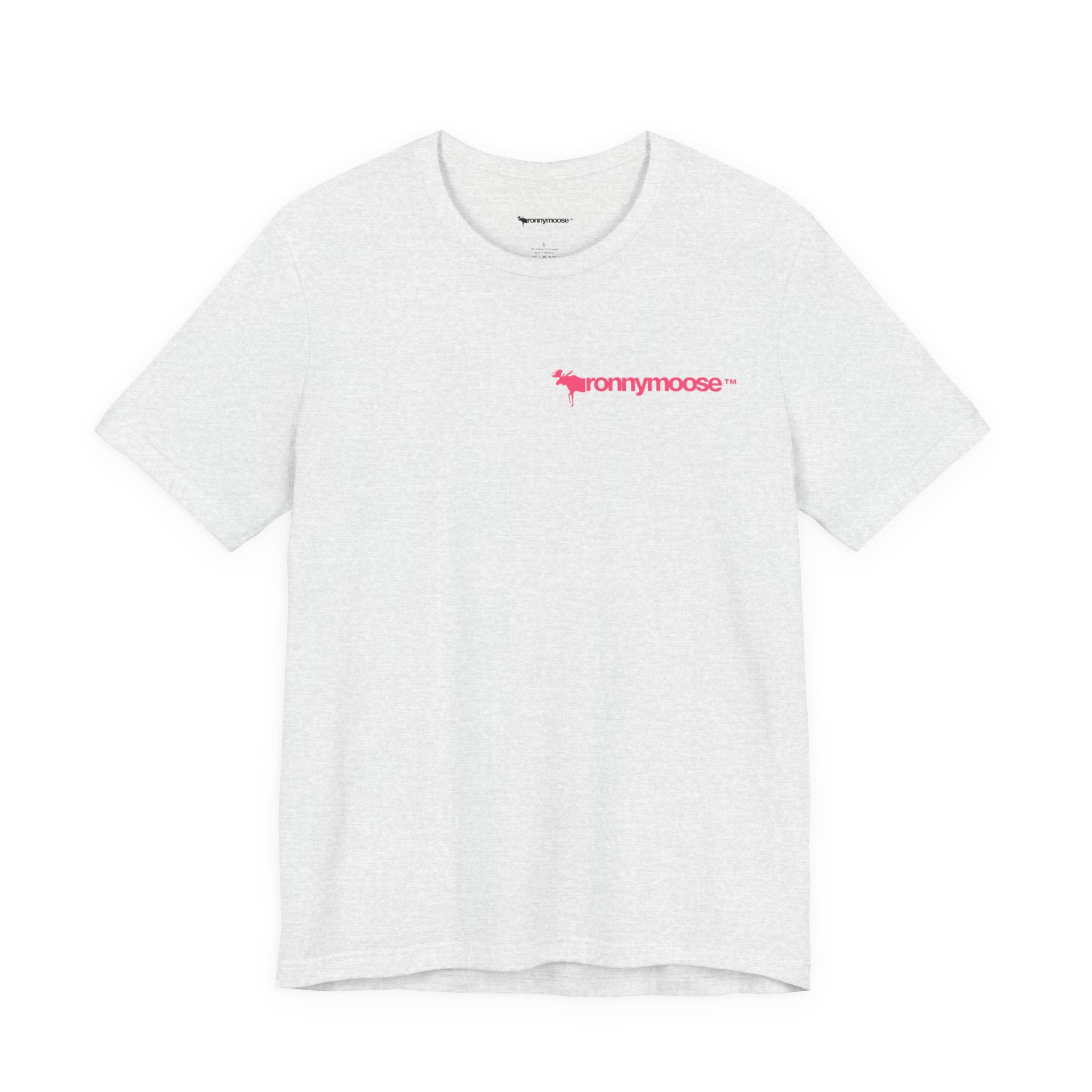 ronnymoose - pink logo tee