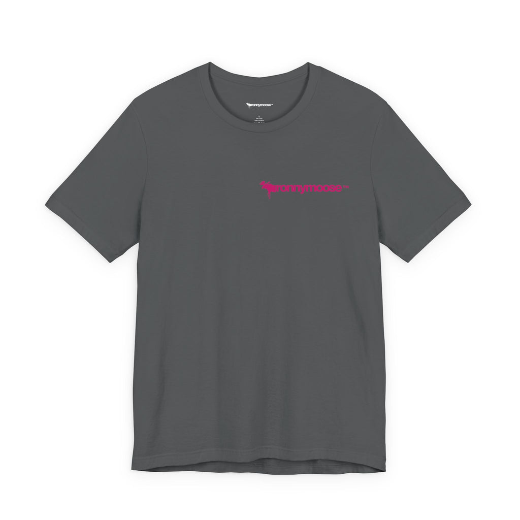 ronnymoose - purple logo tee
