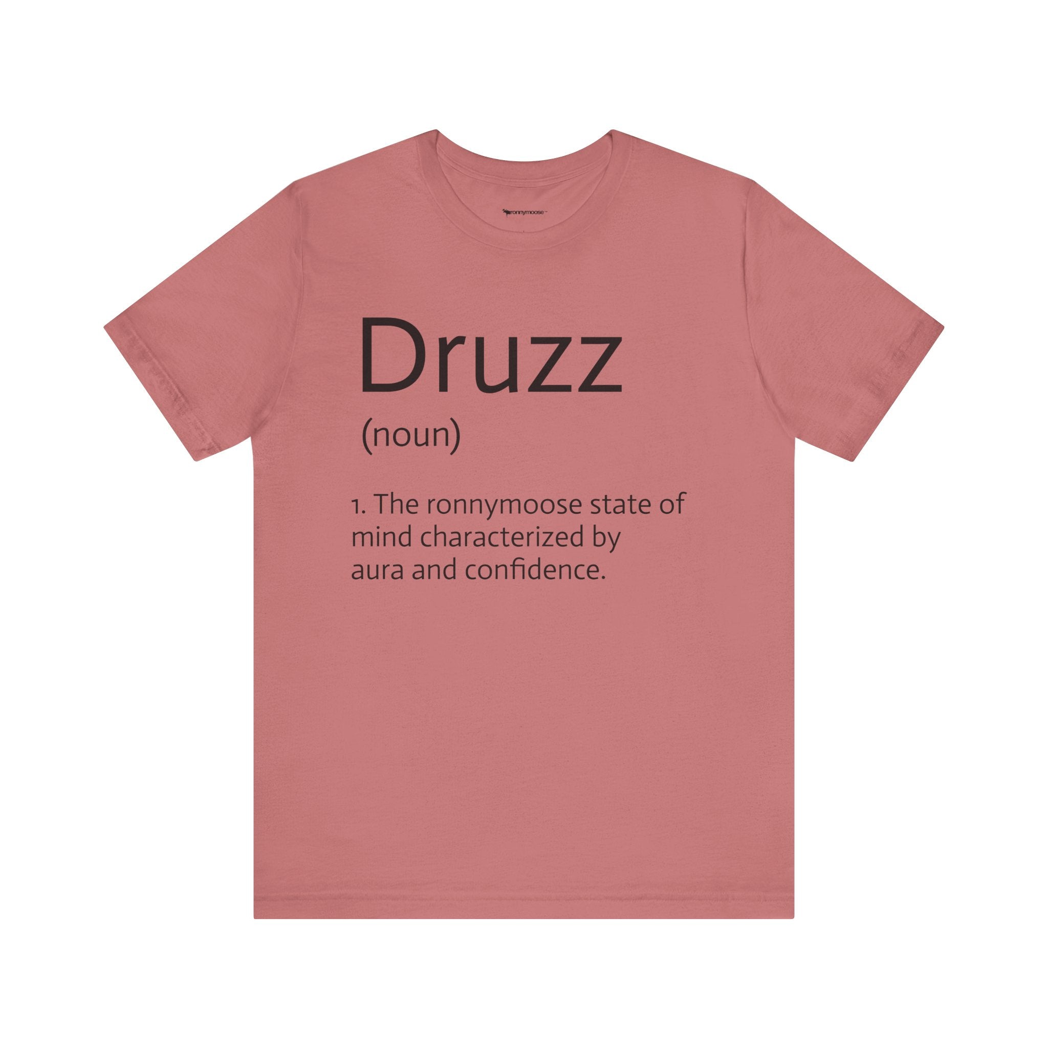 Druzz Definition T-Shirt — RonnyMoose Logo Graphic Tee