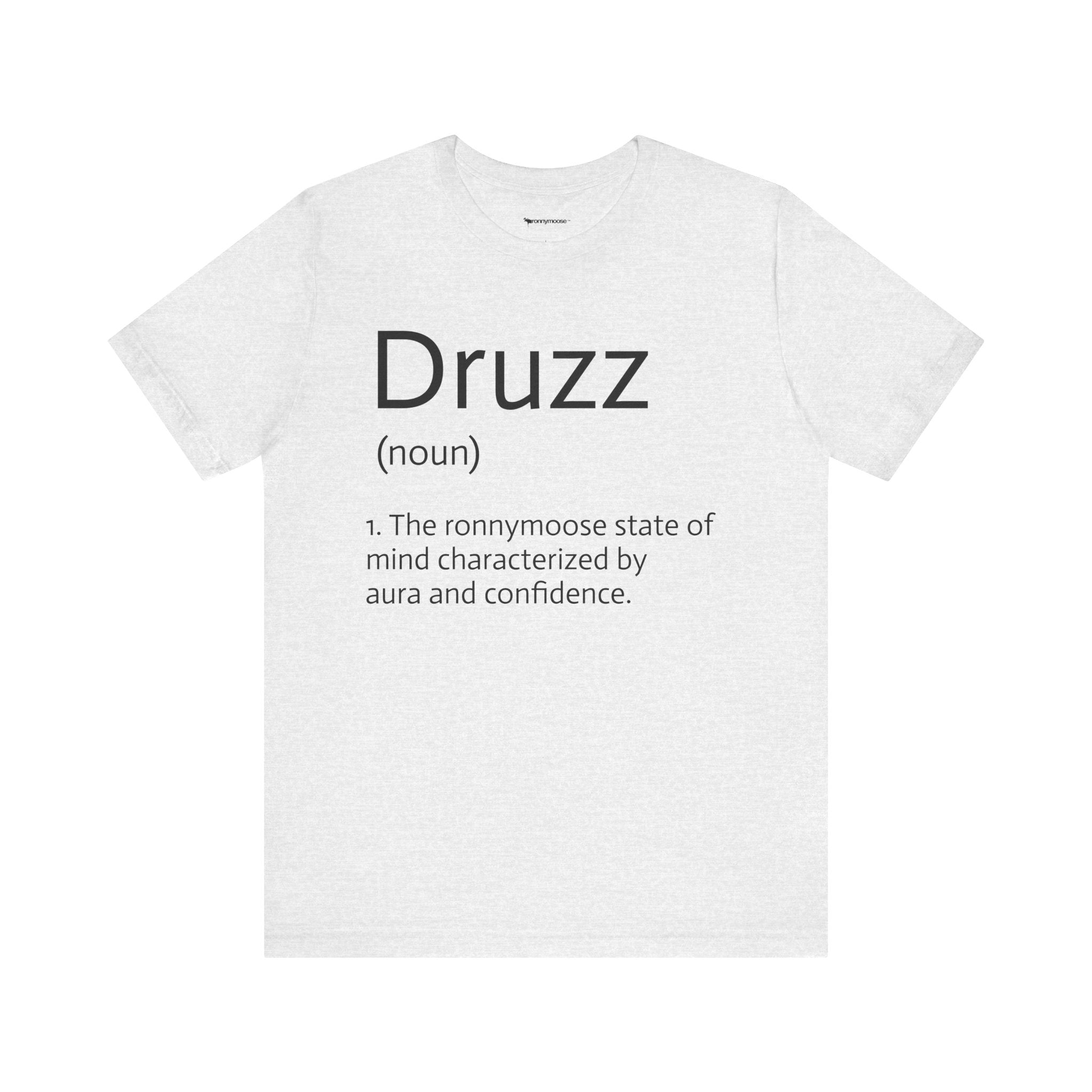Druzz Definition T-Shirt — RonnyMoose Logo Graphic Tee