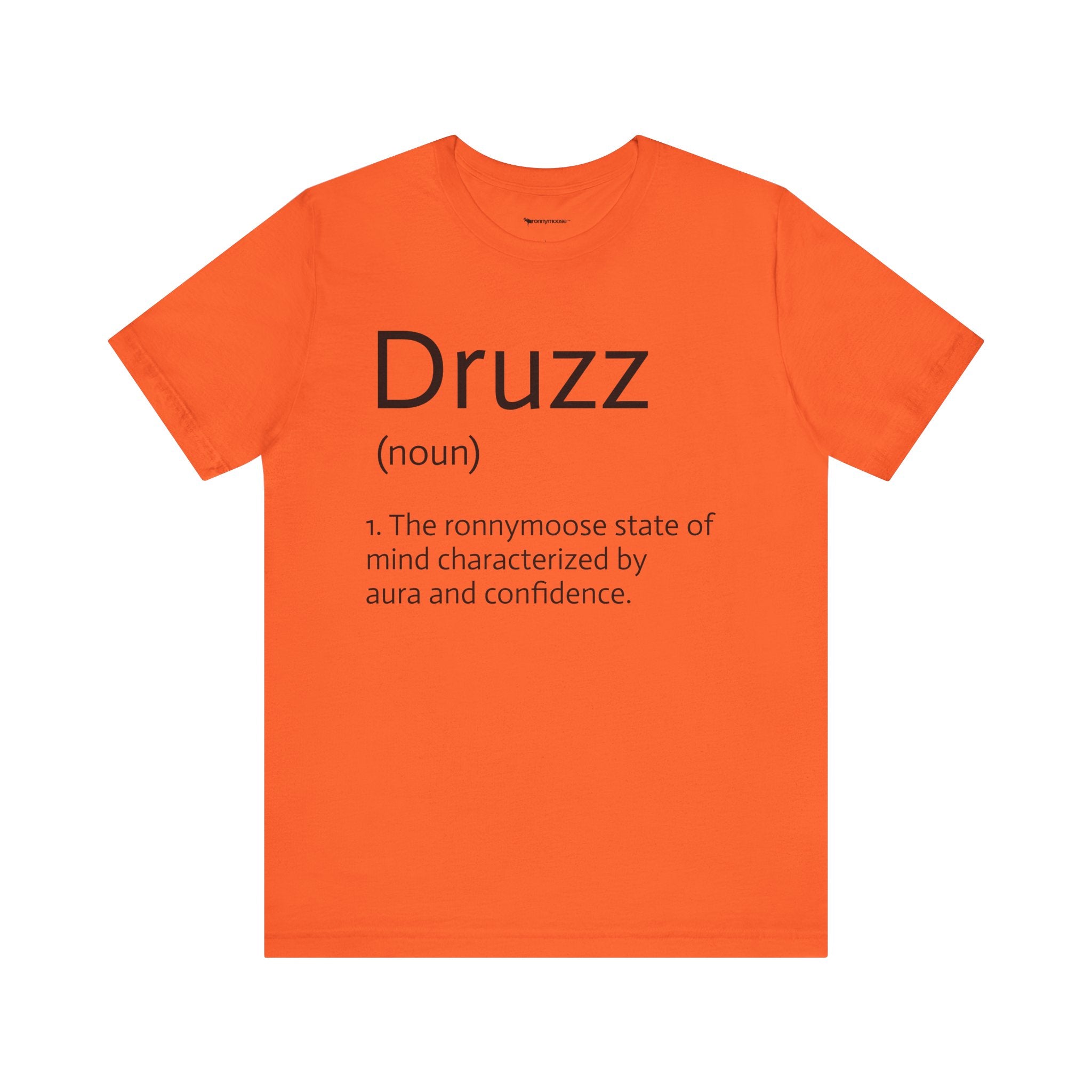 Druzz Definition T-Shirt — RonnyMoose Logo Graphic Tee
