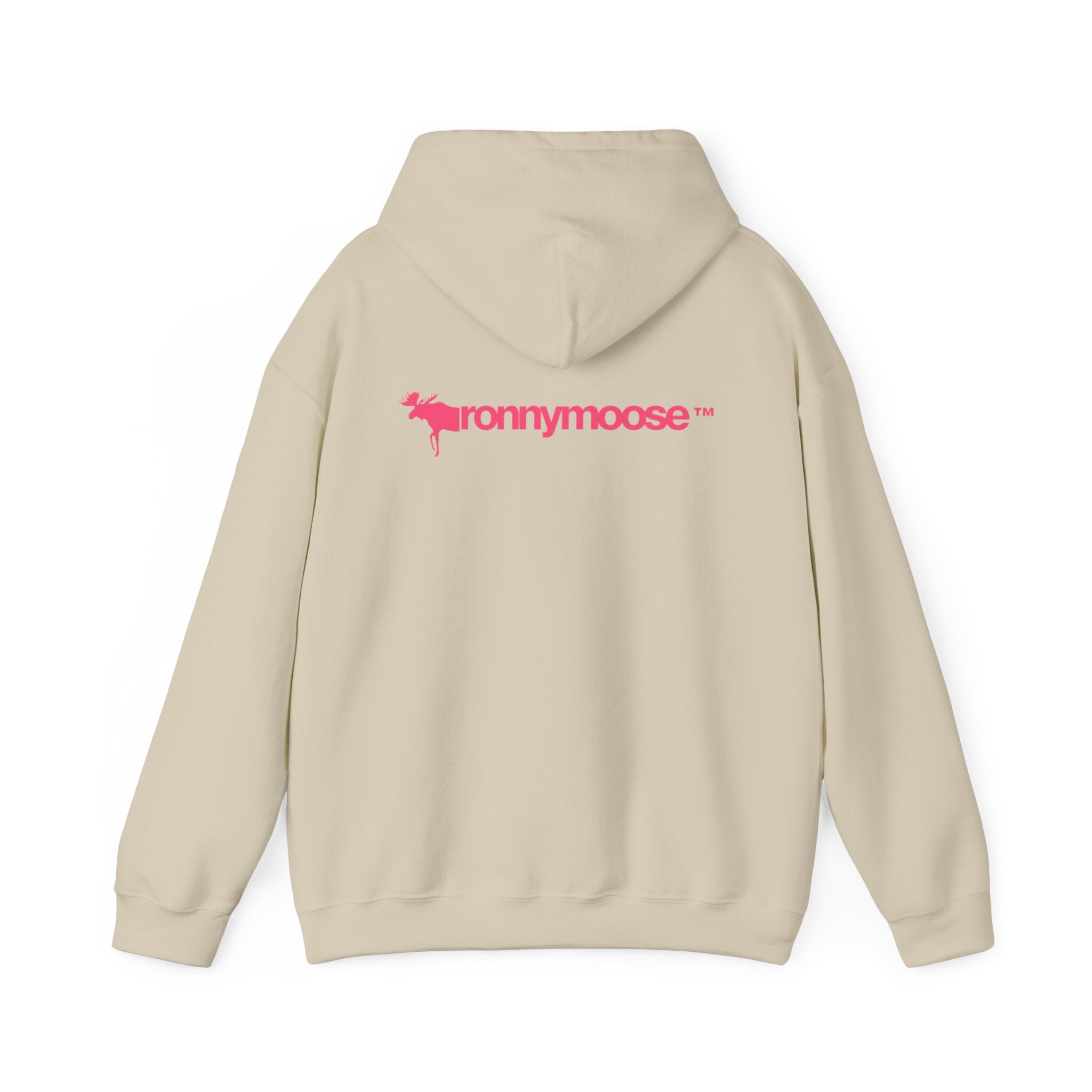 ronnymoose - pink logo hoodie