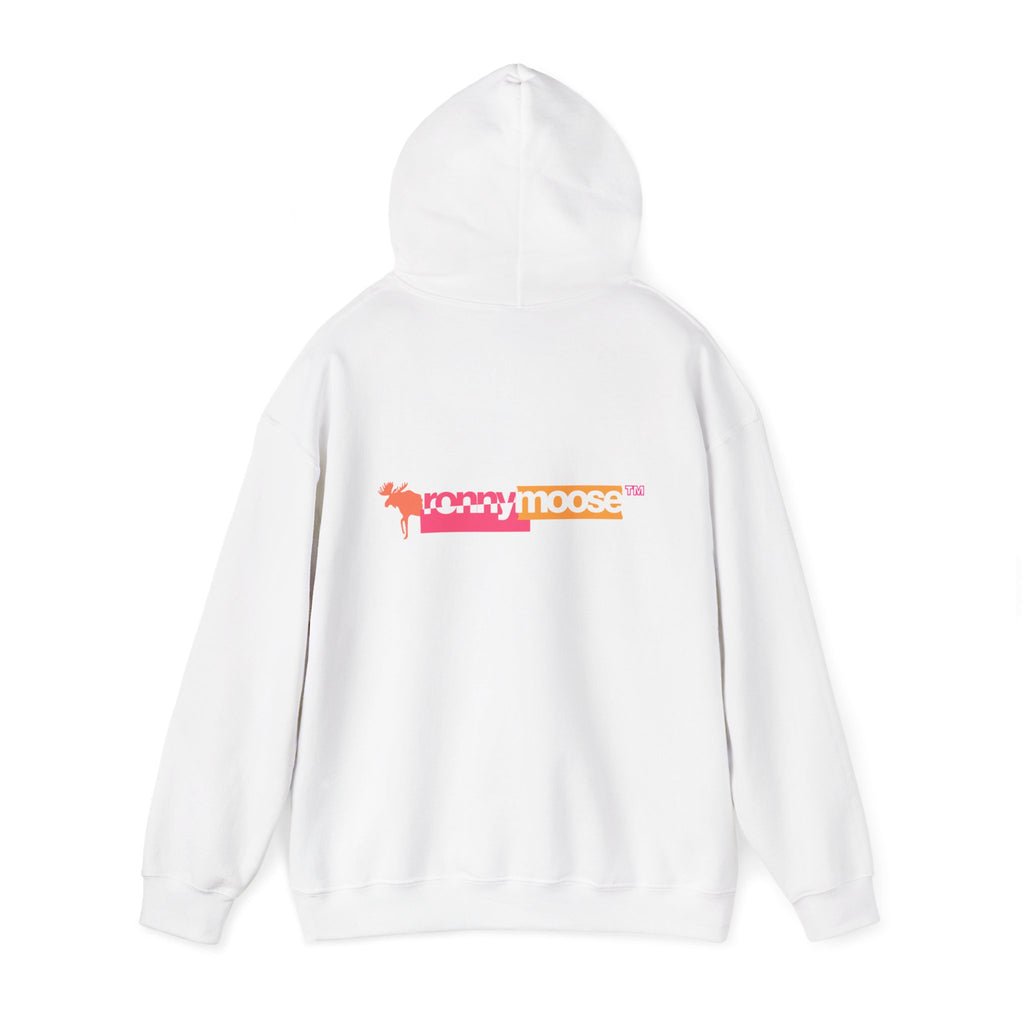 ronnymoose - orange+pink hoodie