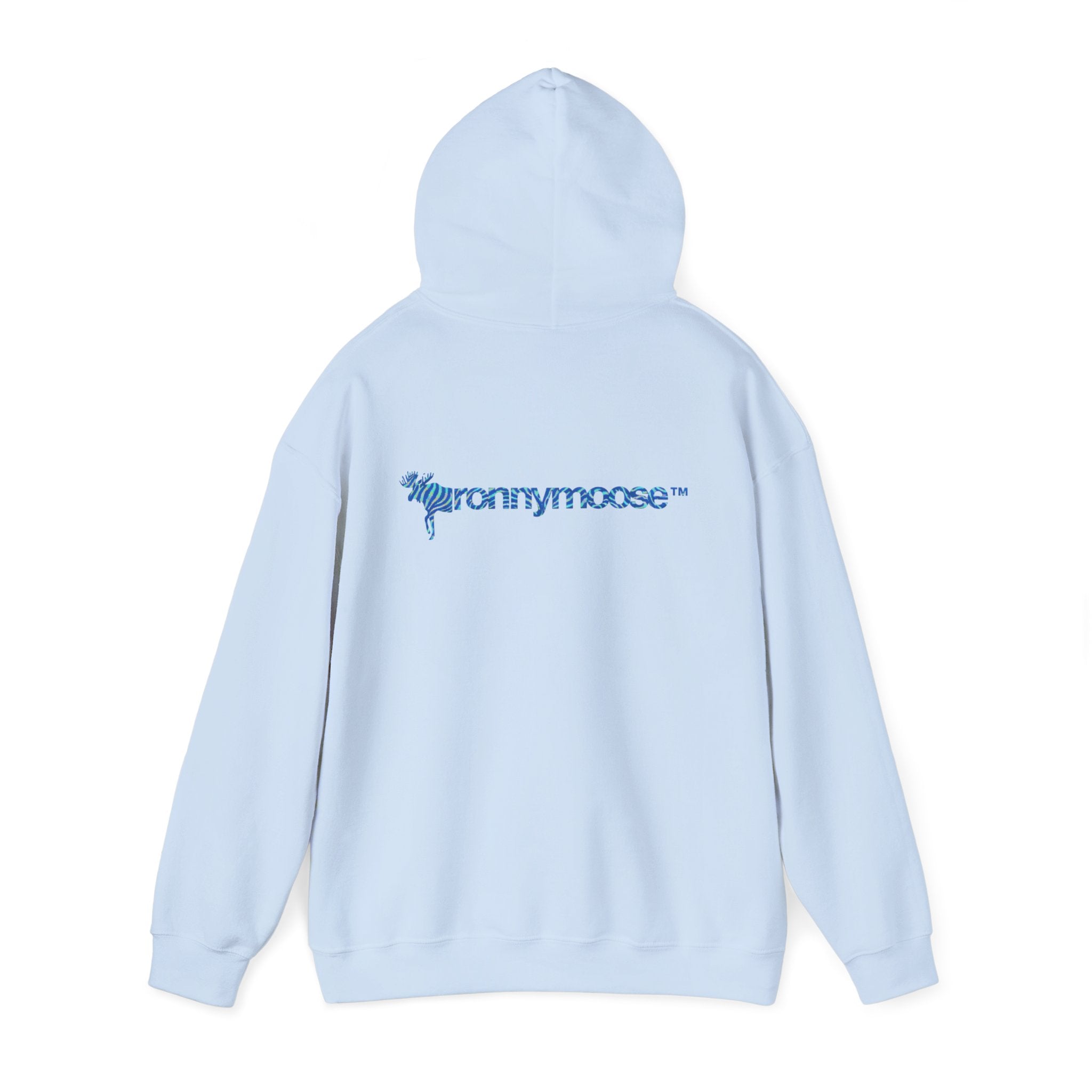 ronnymoose - blue zebra hoodie