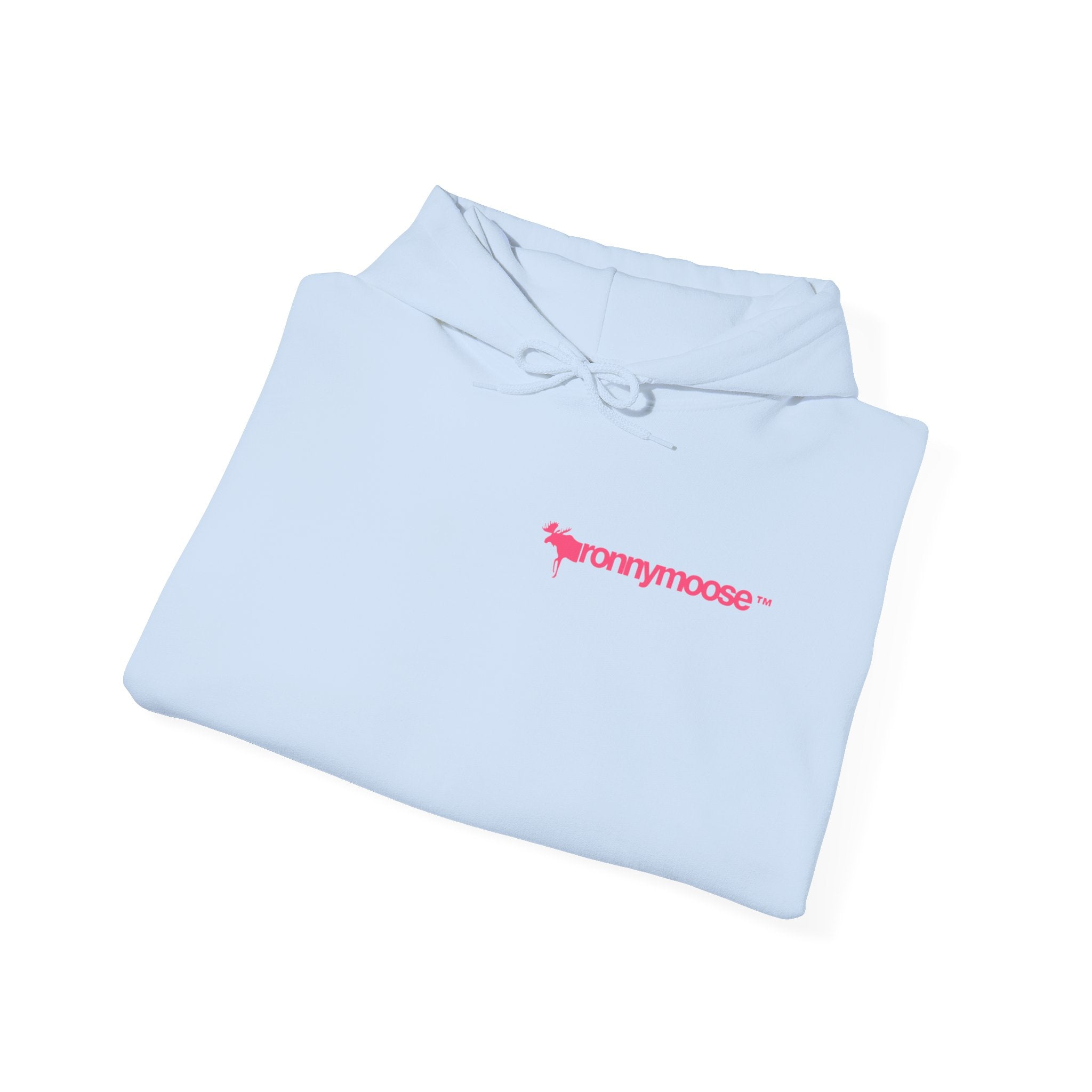 ronnymoose - pink logo hoodie