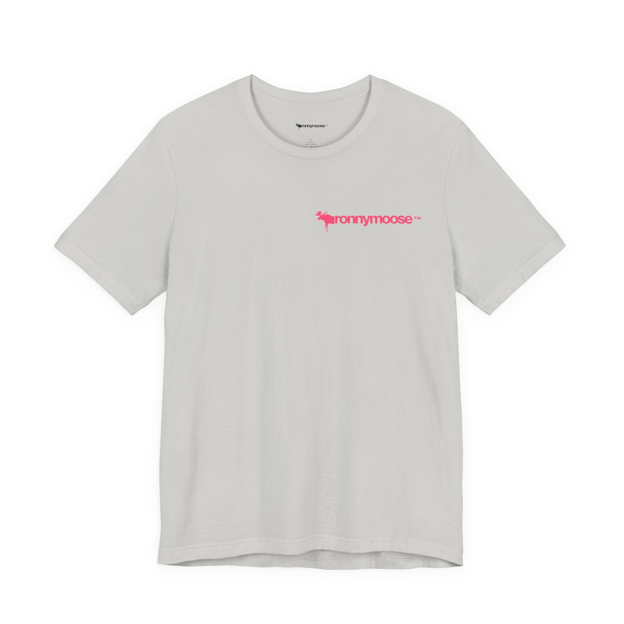 ronnymoose - pink logo tee